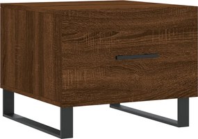 vidaXL Τραπεζάκια Σαλονιού 2 τεμ Brown Oak 50x50x40 εκ Επεξ. Ξύλο