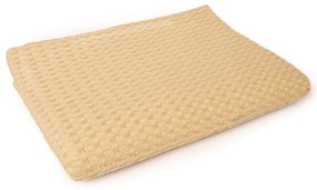 Κουβέρτα Βρεφική Πικέ Μονόχρωμη Ocher DimCol Cradle 85x110cm 100% Cotton
