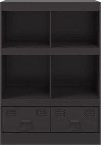 vidaXL Ντουλάπι Μαύρο 67x39x95 εκ. από Ατσάλι