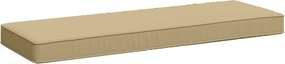 vidaXL Μαξιλάρια Πάγκου 2 Τεμαχίων VUGHT 2 pcs 100% Πολυεστέρας Μπεζ