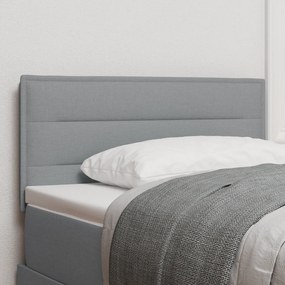 vidaXL Κεφαλάρι Σχεδίου Γραμμών Ανοιχτό Γκρι 100 εκ Καμβά