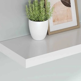vidaXL Ράφια Τοίχου 4 τεμ. Άσπρα 90x23,5x3,8 εκ. MDF