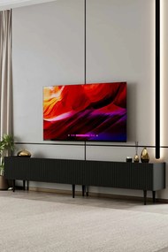 Έπιπλο Τηλεόρασης Μαύρο CLOTA 240x29x20