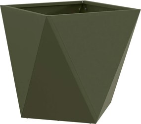 vidaXL Γλάστρα 2 τμχ. Ελιά Πράσινη 40 x 40 x 40 cm Ατσάλι