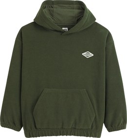 Φούτερ oversize από φλις με κουκούλα