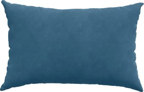 vidaXL Μαξιλάρι Καναπέ 2 τμχ. Βελούδο Μπλε 60 x 40 cm
