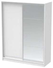 Ντουλάπα Δίφυλλη Korredor I 361-000051 160x60x220cm White Δίφυλλη
