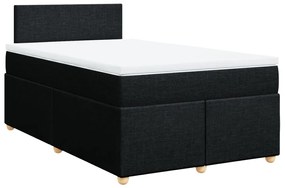 ΚΡΕΒΑΤΙ BOXSPRING ΜΕ ΣΤΡΩΜΑ ΜΑΥΡΟ 120X190 ΕΚ. ΥΦΑΣΜΑΤΙΝΟ 3286614