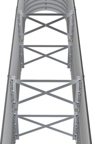 vidaXL Ζαρντινιέρα Ανθρακί 332x40x68 εκ Γαλβανισμένος χάλυβας