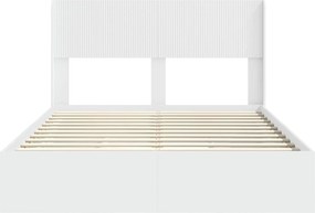 vidaXL Καλάθι με αποθήκη και κεφαλάρι Λευκό 140 x 190 cm