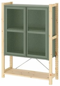 IVAR ντουλάπι με πόρτες, 89x30x124 cm 695.081.62