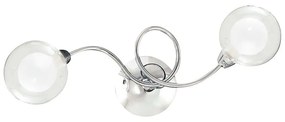 Φωτιστικό Τοίχου - Απλίκα Blog I-BLOG-PL2 2xG9 42x15cm Chrome Luce Ambiente Design Metal, Glass