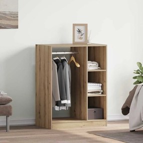 vidaXL Ντουλάπι με ράφι με αποθήκευση Artisan Oak 77 x 48 x 102 cm