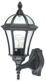 Απλίκα Φωτιστικό Τοίχου E27 60W IP44 Μαύρο Ledbury GZH-LB1 Elstead Lighting GZH-LB1 Μαύρο