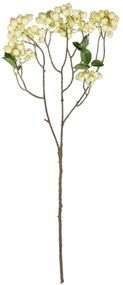 Τεχνητό Λουλούδι Berries Fruit 21446 71cm White GloboStar Πολυαιθυλένιο