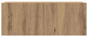 vidaXL Ντουλάπι TV 6 pcs Καφέ 160 x 30 x 30 εκ. Επεξεργασμένο ξύλο