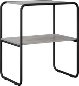 vidaXL Τραπέζι κονσόλας Γκρι Sonoma 80 x 42,5 x 70 εκ