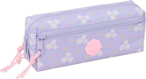 Κασετίνα Safta Bouquet Ροζ Λιλά 22 x 8,5 x 6 cm