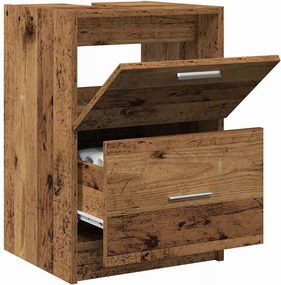 vidaXL Ντουλάπι Μπάνιου Παλιό Ξύλο 40 x 37 x 59 cm Επεξεργασμένο ξύλο