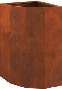 vidaXL Γωνιακό Ροδόδεντρο Σκ rusty 30 x 30 x 50 cm
