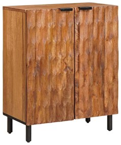 vidaXL Πλαϊνό γραφείο Καφέ Φινίρισμα Ακακίας 60 x 33 x 75 cm