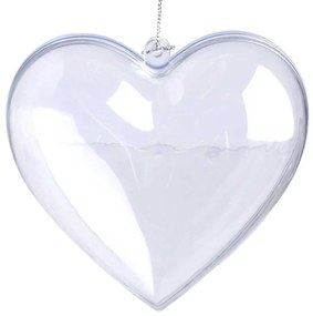 Χριστουγεννιάτικο Στολίδι Καρδιά Ανοιγόμενη 12cm 55809