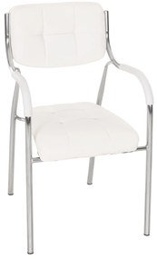 ΚΑΡΕΚΛΑ OBERON ΓΡΑΦΕΙΟΥ HM1018.02 ΑΣΠΡΟ PU 51x52x88Yεκ.