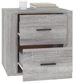 vidaXL Κομοδίνο Γκρι Sonoma 50x39x47 εκ.