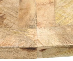 vidaXL Τραπεζαρία Στρογγυλή 120 x 76 εκ. από Μασίφ Ξύλο Μάνγκο