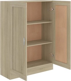 vidaXL Βιβλιοθήκη Χρώμα Sonoma Δρυς 82,5 x 30,5 x 115 εκ. Επεξ. Ξύλο