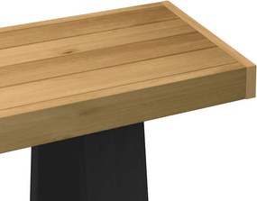 vidaXL Τραπέζι κονσόλας NOAIN με πόδια σχήματος Α 120x30x75 cm