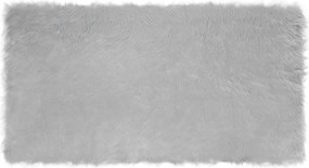 vidaXL Χαλί από τεχνητό πρόβειο δέρμα TAFALLA Γκρι 80 x 150 cm