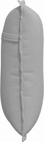 vidaXL Μαξιλάρι Πλάτης Σκίουρος Γκρί 50 x 19 x 45 εκ ύφασμα