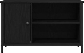 vidaXL Ντουλάπι TV 80 x 40 x 50 cm Μαύρη δρυς Επεξεργασμένο ξύλο