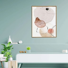 Πίνακας σε Plexiglass με Θέμα &#8220;Circles 2&#8221; σε ξύλινη Κορνίζα - 80cmx50cm