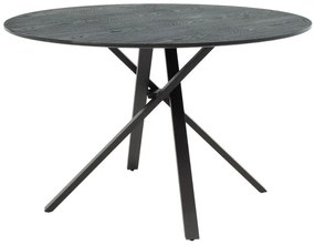 Tραπέζι Cerco Pakoworld MDF μαύρο Φ120x75εκ 235-000031 235-000031 Μαύρο