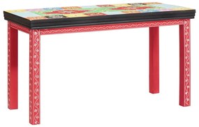 vidaXL Τραπέζι Σαλονιού με Στηρίγματα Καφέ 38 x 38 x 41.5 εκ