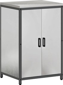 vidaXL Σετ Αποθήκευσης Κουζίνας HATTEM 3 pcs Ασημί Ανοξείδωτο Ατσάλι