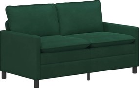 vidaXL Σετ Καναπέ 2 pcs Σκούρο Πράσινο Βελούδο