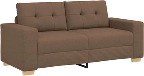 vidaXL Καναπές Διθέσιος Καφέ 180 x 77 x 82 εκ. Ύφασμα
