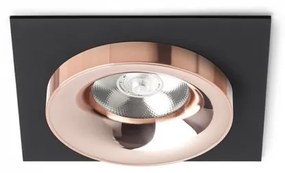 Χωνευτό Σποτ Φωτιστικό Οροφής Led SHARM SQ I H8 Φ11,4 Rendl R13253 Χάλκινο