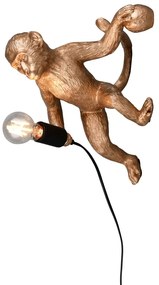 Φωτιστικό Επίτοιχο Reality Lighting -RL LOUY R26541079 Χρυσό Χρώμα (Gold Coloured)