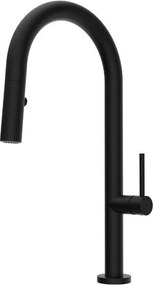 Orabella Vertigo 20111 Black - Μπαταρία Κουζίνας με Ντους