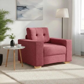 vidaXL Πολυθρόνα-Καναπέ Κόκκινη 100 x 78 x 80 εκ. από Ύφασμα