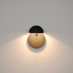 Φωτιστικό Τοίχου - Απλίκα HL-3592-1M FALLON OLD BRONZE WALL LAMP - Μέταλλο - 77-4161