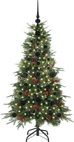 vidaXL Τεχνητό Χριστουγεννιάτικο Δέντρο με Άξονα Πράσινο 120 cm