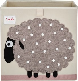 3Sprouts Τετράγωνο καλάθι για τα παιχνίδια, Sheep