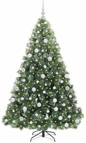 vidaXL Τεχνητό Χριστουγεννιάτικο Δέντρο Πράσινο 180 cm ΠΕ και PVC