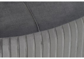 Υποπόδια DKD Home Decor 80 x 80 x 38 cm Scandi Γκρι Ξύλο Βελούδο Σκούρο γκρίζο Velvet