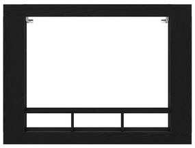 vidaXL Ντουλάπι TV Μαύρη δρυς 152 x 22 x 113 εκ. Επεξεργασμένο ξύλο